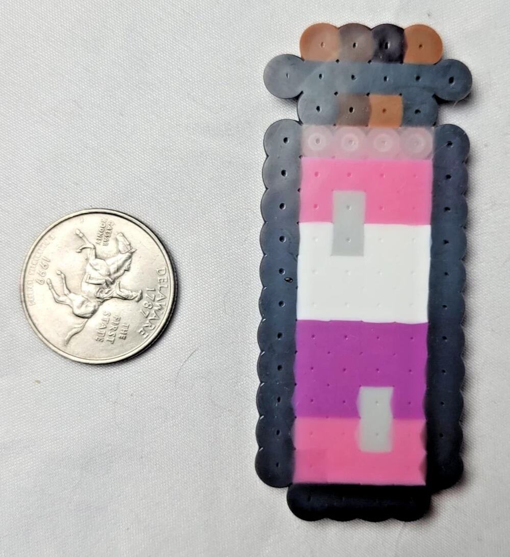 Sapphic LGBT Potion Perler Pixel Art